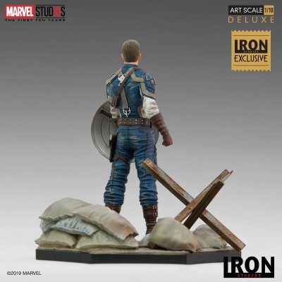 Статуетка Iron Studios 1:10 Captain America The First Avenger Art Scale Statue MCU 10 Years Event Exclusive
